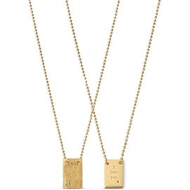 ENAMEL Copenhagen I Love You Necklace hos parfumerihamoghende.dk 