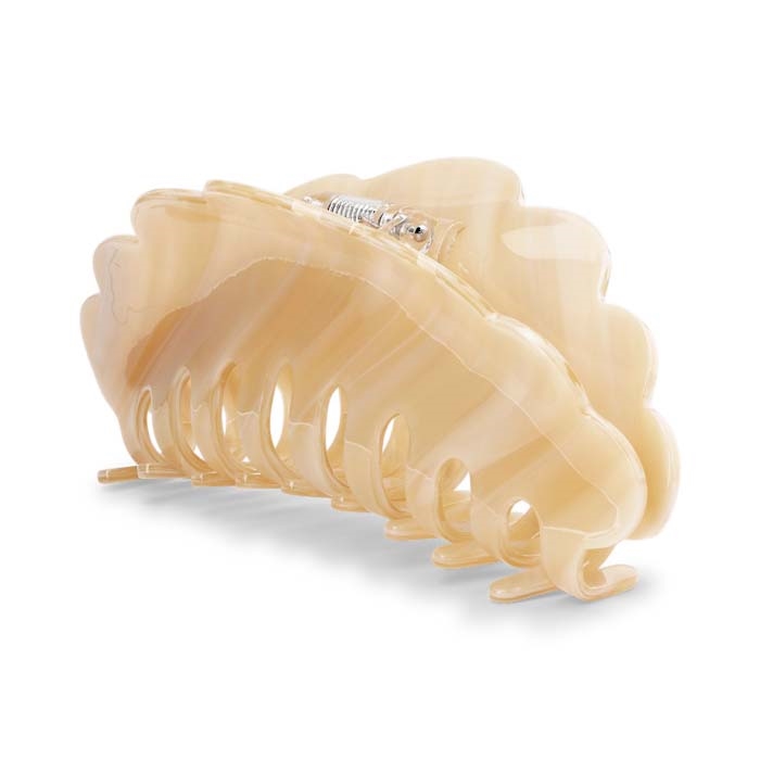 Sui Ava Iris Bone Giga Hårklemme - Ivory  hos parfumerihamoghende.dk 