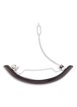 Sui Ava Curved Bone Hårspænde - Brown hos parfumerihamoghende.dk 