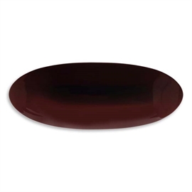 Sui Ava Oval Bone Hårspænde - Brown hos parfumerihamoghende.dk 
