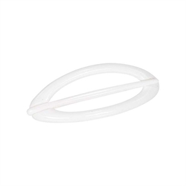 Pico Oval Hair Pin - White  hos parfumerihamoghende.dk 