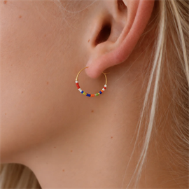 ENAMEL Copenhagen Petra Medium Hoops Boho hos parfumerihamoghende.dk 