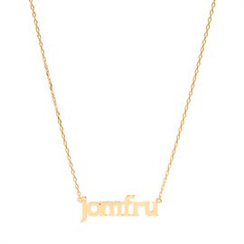 Sui Ava Zodiac Sign Necklace Gold - Jomfru hos parfumerihamoghende.dk