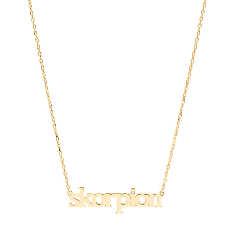 Sui Ava Scorpio Necklace - Gold hos parfumerihamoghende.dk