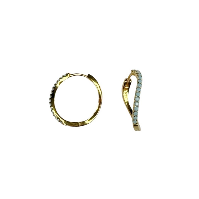 Pico Amelia Petit Hoops Light Blue hos parfumerihamoghende.dk 