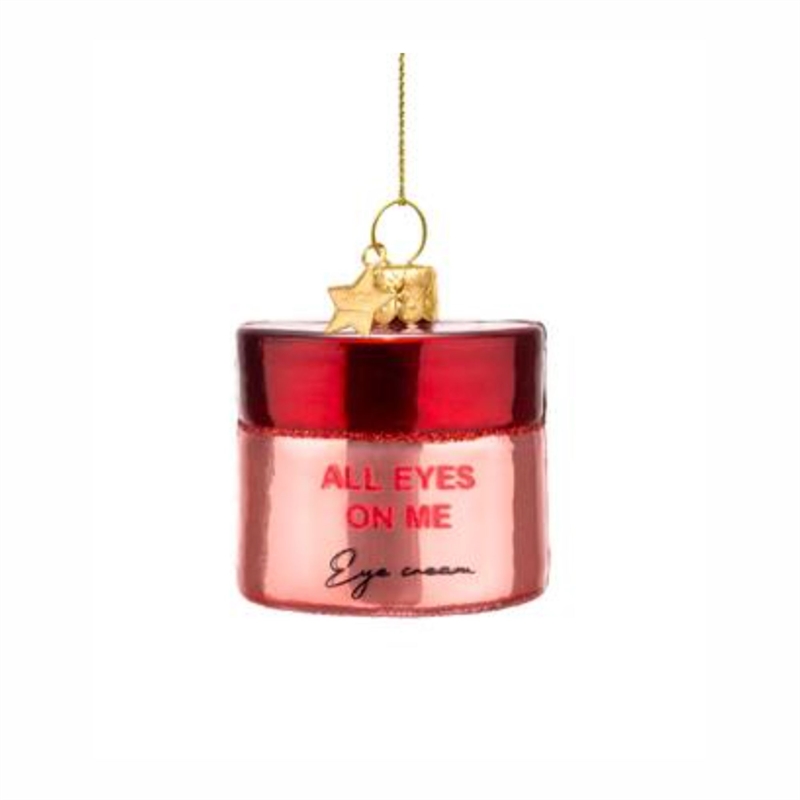 Vondels Glasornament ALL EYES ON ME H6,5 cm hos parfumerihamoghende.dk 