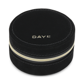 Day Jewelry Zip Round Small - Black
