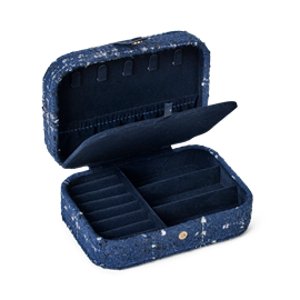 Day Plaid Jewelry Box - Navy Blazer