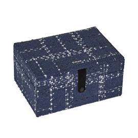 Day ét Plaid Jewelry Box Big - Navy Blazer hos parfumerihamoghende.dk  