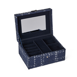 Day ét Plaid Jewelry Box Big - Navy Blazer hos parfumerihamoghende.dk 