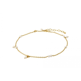 Pernille Corydon Ocean Pearl Anklet Adj. 23-26 cm