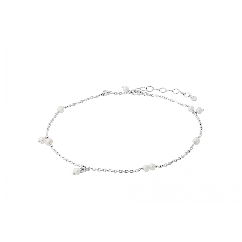 Pernille Corydon Ocean Pearl Anklet Adj. 23-26 cm