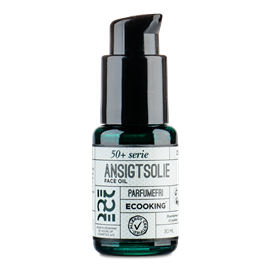 Ecooking 50+ Ansigtsolie Parfumefri 30 ml  hos parfumerihamoghende.dk 