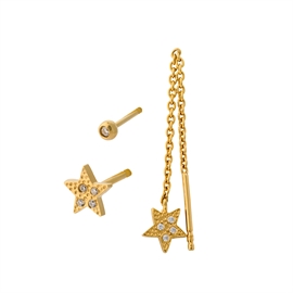 Pernille Corydon Sparkling Star Earring box  hos parfumerihamoghende.dk 