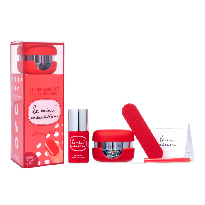 Le Mini Macaron Manicure Kit - Cherry Red 