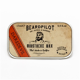 Beardpilot Moustache Wax - Daredevil Extra Strong 17 ml hos parfumerihamoghende.dk