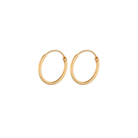 Pernille Corydon Tiny Plain Hoops 13 mm 