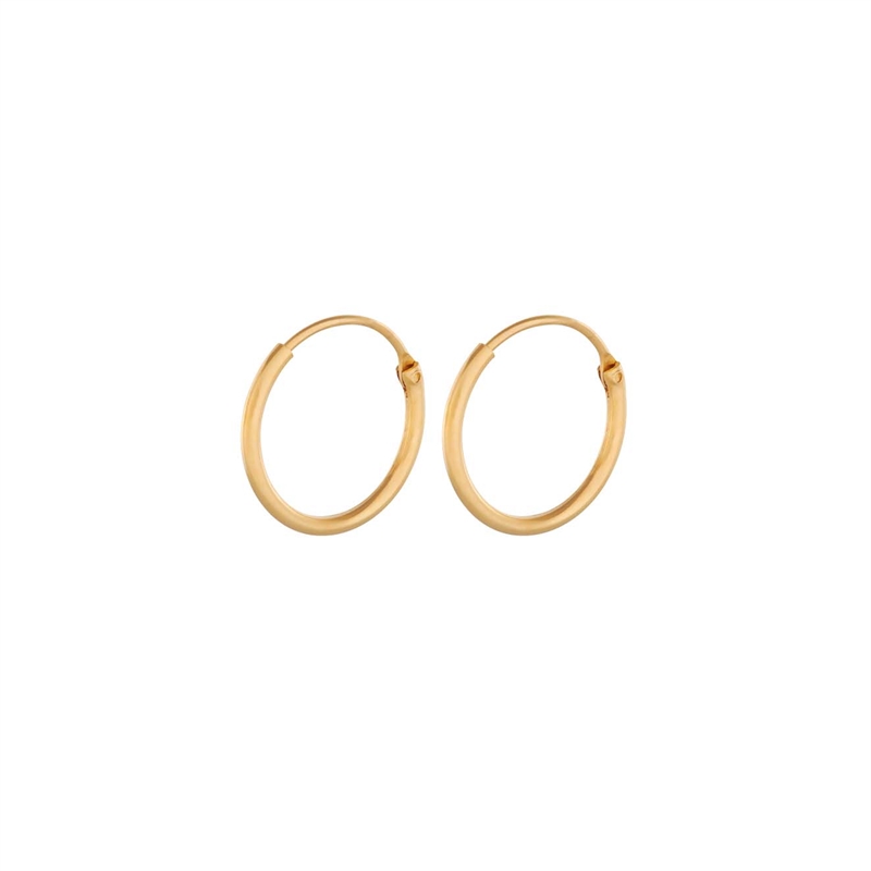 Pernille Corydon Tiny Plain Hoops 13 mm 