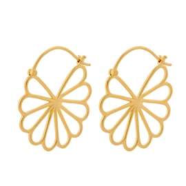 Pernille Corydon Large Bellis Earrings 30 mm hos parfumerihamoghende.dk 