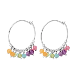 Pernille Corydon Rainbow Hoops 20mm hos parfumerihamoghende.dk