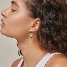ENAMEL Copenhagen Kai Earring - Grass Green hos parfumerihamoghende.dk 