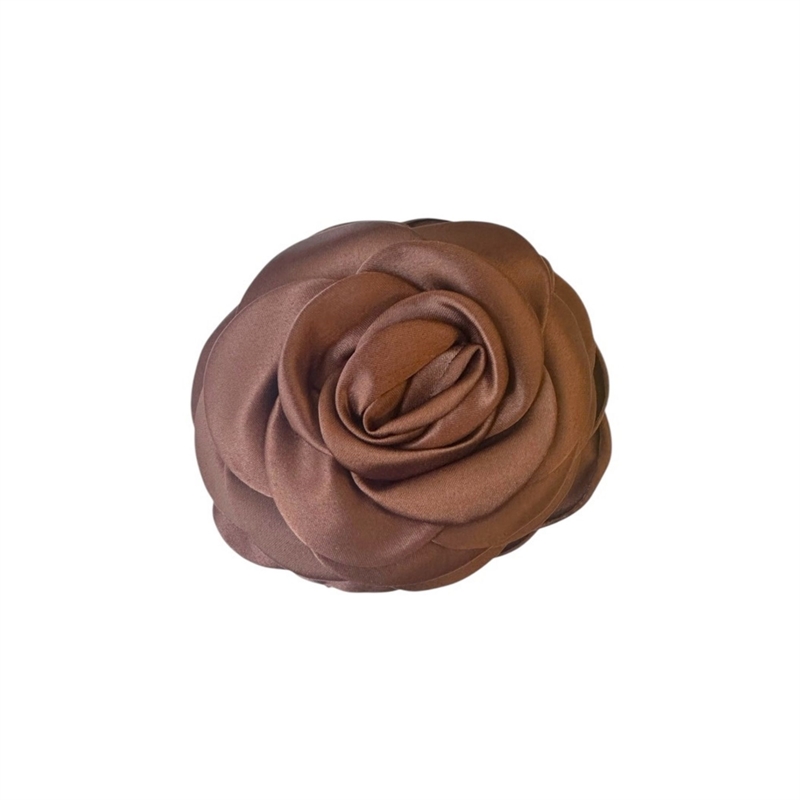 Pico Giant Satin Rose Klemme - Chocolate