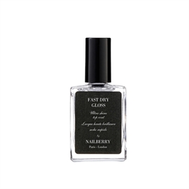 Nailberry - Fast Dry Gloss Top Coat 15 ml hos parfumerihamoghende.dk