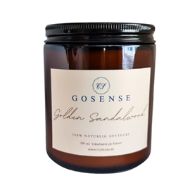  GoSense Golden Sandalwood Duftlys 200 ml hos www.parfumerihamoghende.dk