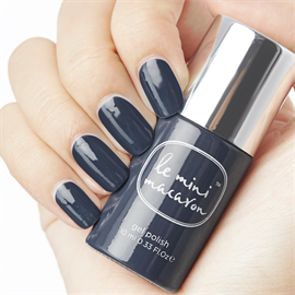 Le Mini Macaron Gel Neglelak - Black Sesame 10 ml hos parfumerihamoghende.dk