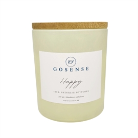 GoSense Happy Duftlys 200 ml hos parfumerihamoghende.dk 