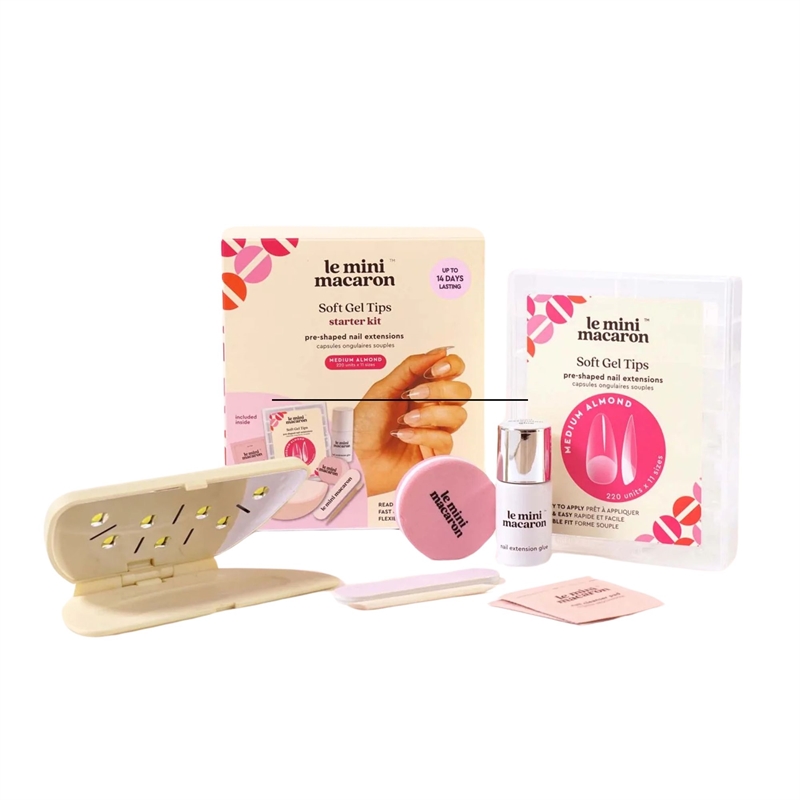 Le Mini Macaron Soft Gel Tips  hos parfumerihamoghende.dk 