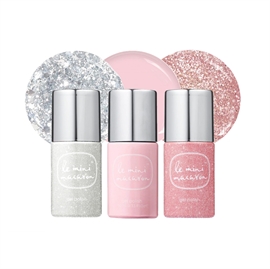 Le Mini Macaron Gel Neglelak - C´est Glitter Trio hos parfumerihamoghende.dk