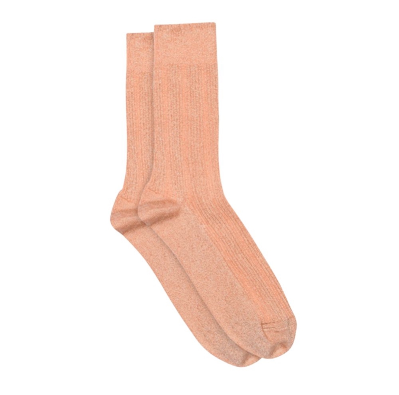MP Denmark Julia Glitter Socks - Guava 37/39