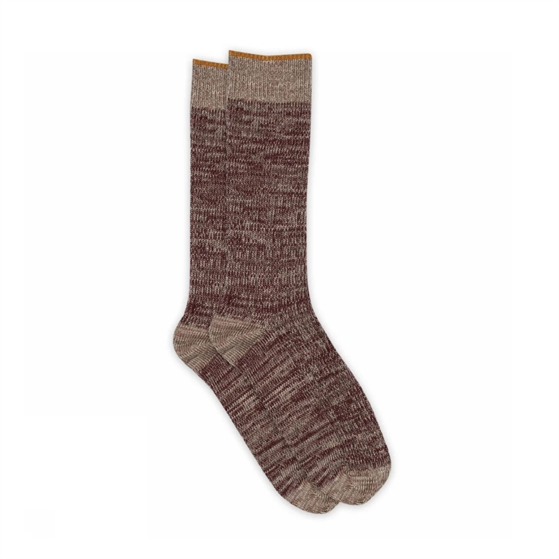 MP Denmark Ulrikka Long Socks - Wine Red 37/39 hos parfumerihamoghende.dk 