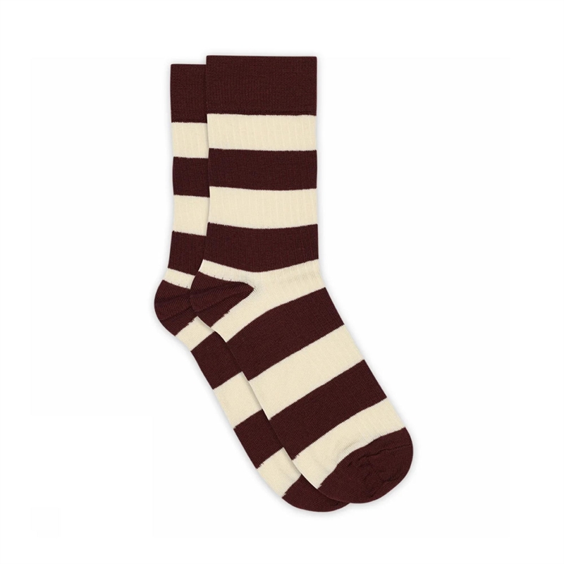MP Denmark Regina Socks - Wine Red 40/42 hos parfumerihamoghende.dk 