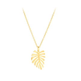 Pernille Corydon Fern Leaf Necklace 50-55 cm