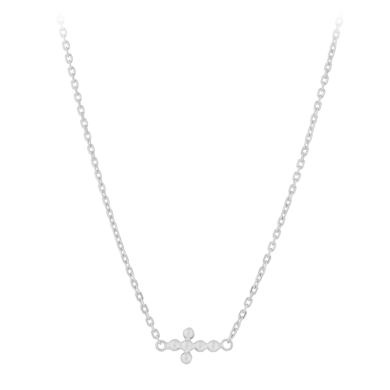 Pernille Corydon Cross Necklace Adj. 40-45 cm hos parfumerihamoghende.dk