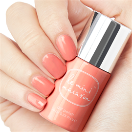 Le Mini Macaron Gel Neglelak - Peach 10 ml hos parfumerihamoghende.dk