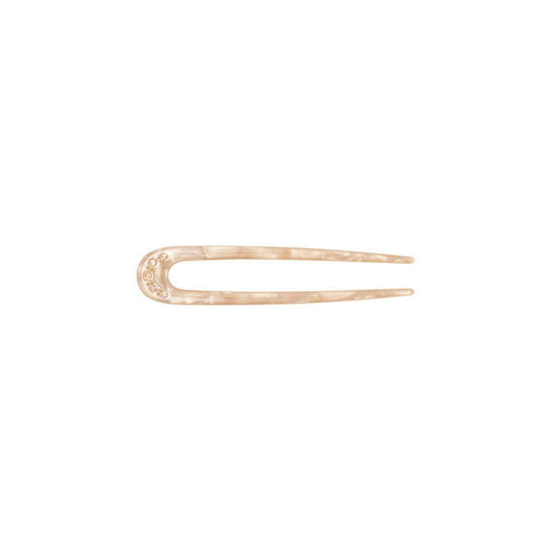 Pico Sunny Crystal Hair Pin - Almond hios parfumerihamoghende.dk 