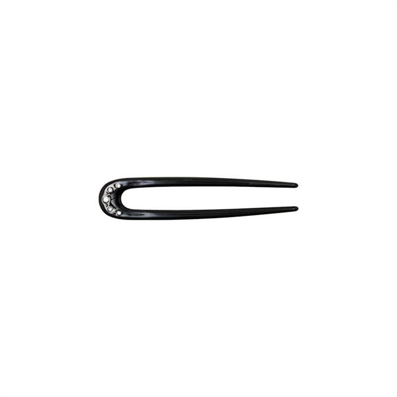 Pico Sunny Crystal Hair Pin - Black hos parfumerihamoghende.dk 
