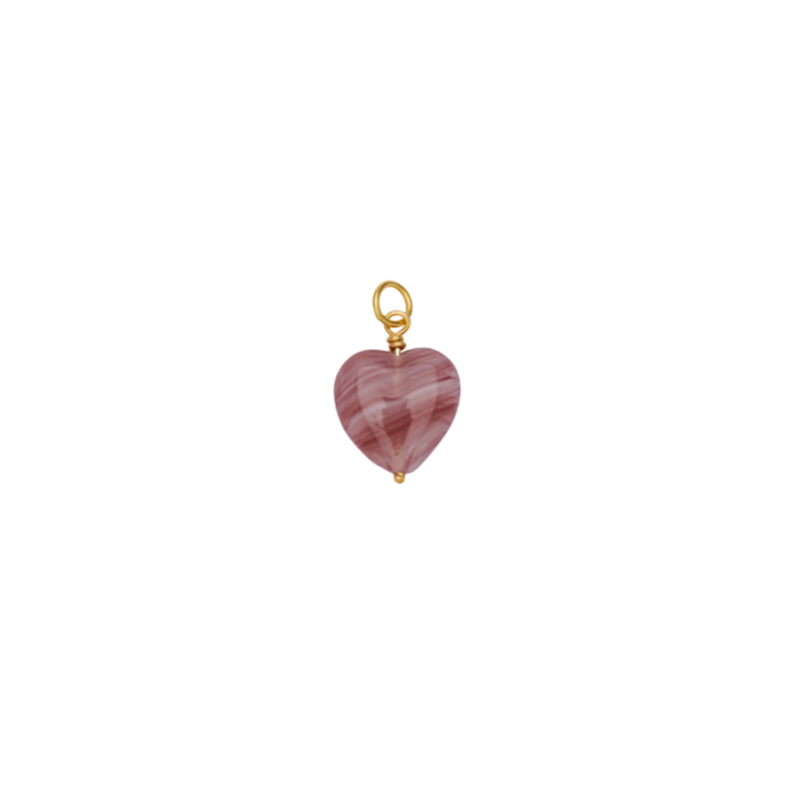 Pico French Grande Heart Vedhæng - Boysenberry hos parfumerihamoghende.dk 