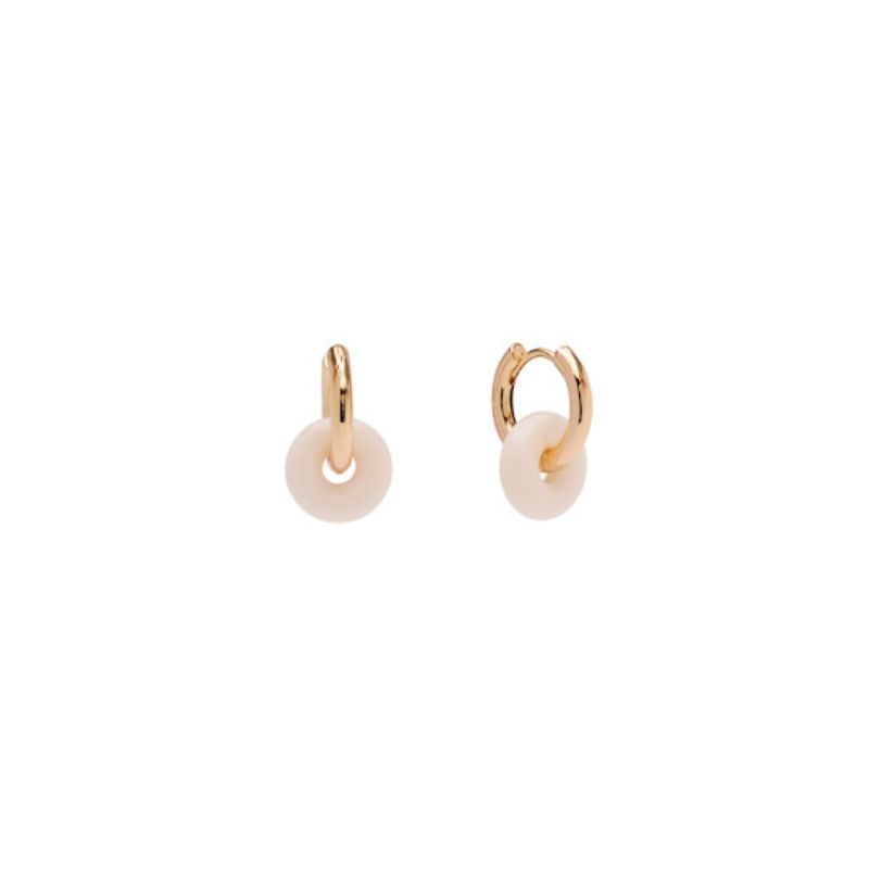 Pico Bianca Hoops - Ivory 
