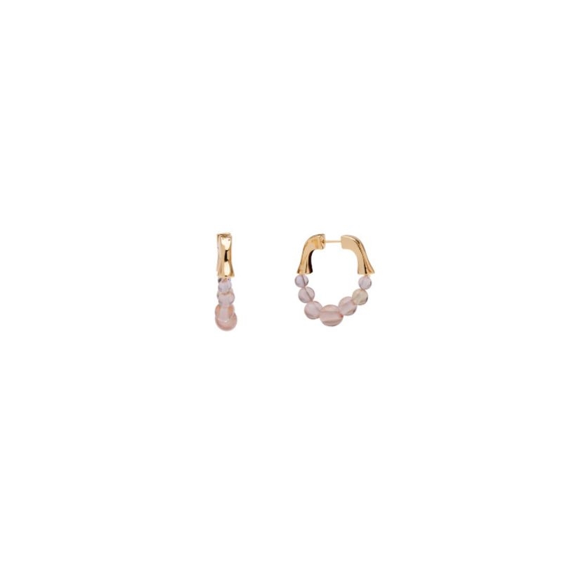 Pico Phoebe Hoops - Nude
