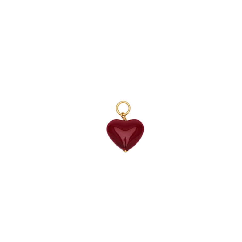 Pico Amore Heart Vedhæng - Wine
