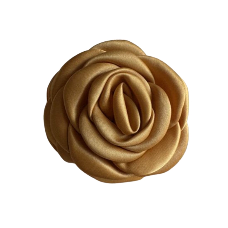 Pico Small Satin Rose Claw - Gold