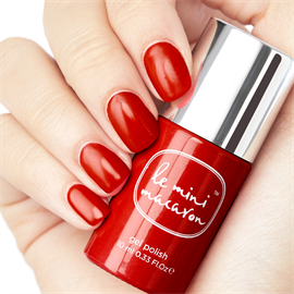 Le Mini Macaron Gel Neglelak - Pomegranate 8,5 ml hos parfumerihamoghende.dk