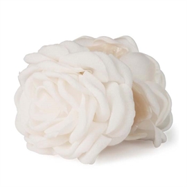 Sui Ava Rosa Hair Claw - White hos parfumerihamoghende.dk 