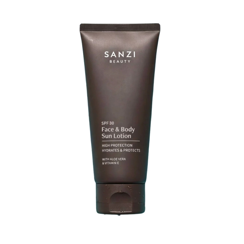 Sanzi Face & Body Sun Lotion spf50 150 ml  hos parfumerihamoghende.dk 