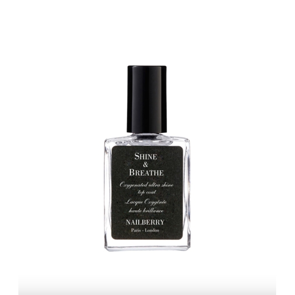 Nailberry - Breathe Top Coat 15 ml hos parfumerihamoghende.dk
