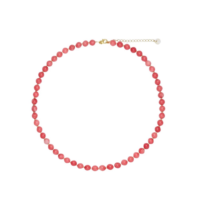 Soï Copenhagen Redstone Quartz Krystal Halskæde hos parfumerihamoghende.dk 